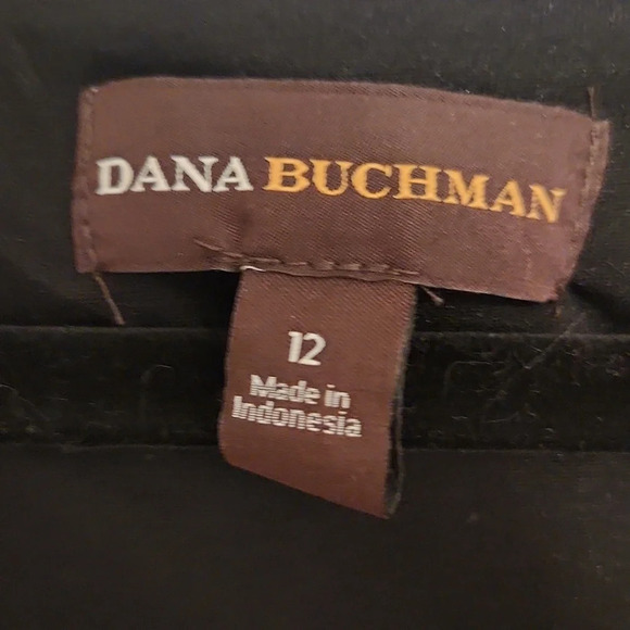 Dana Buchman Red & Black Sleeveless Dress - Picture 12 of 13